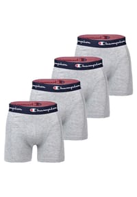 Champion® - Herren Boxershorts, 4er Pack - Baumwolle, Logobund, einfarbig - Blau/Marine