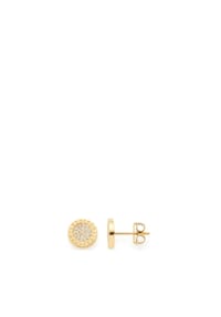 LEONARDO - Damen Ohrstecker, Edelstahl - GOLD
