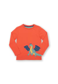 KITE - Kinder Drachenkönig Shirt Bio-Baumwolle - orange