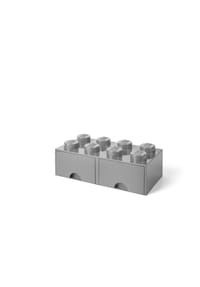 LEGO® - LEGO Auszieh-Aufbewahrungsbox Brick Drawer 8 - Medium Stone Grey, Kunststoff, 50 x 25 cm - 