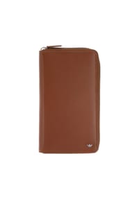 Golden Head® Polo - Polo Geldbörse RFID Schutz Leder 21.5 cm - cognac