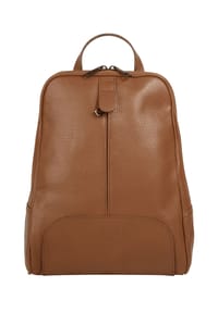 Samantha Look - Rucksack Echt Leder, Made In Italy - beige