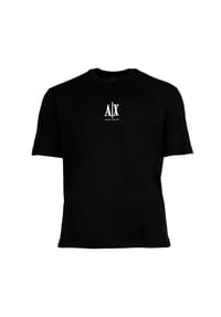 ARMANI EXCHANGE - Herren T-Shirt - Rundhals, Kurzarm, Logo Stickerei, Baumwolle - Beige