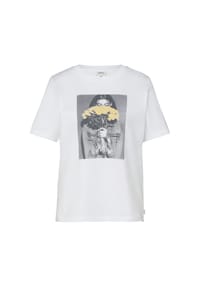 S.Oliver Red Label - T-Shirt, Baumwolle, für Damen - 01D1 WHITE