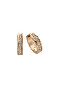 CELESTA® - Damen Creolen, 925er Silber - roségold