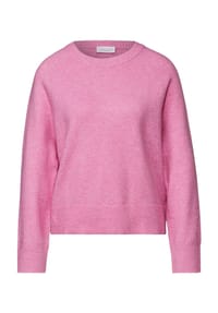 STREET ONE STUDIO - Pullover, Rippbündchen, für Damen - 16519 INTENSE ROS