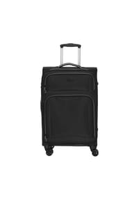 d & n® Travel Line 9204 - Travel Line 9204 - 4-Rollen-Trolley M 66 cm erw. (grau) - blau