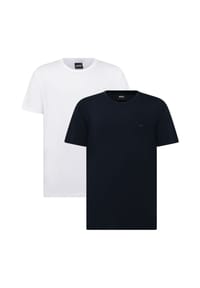 BOSS - T-Shirt Eosp, 2er-Pack, für Herren - 970  NAVY/WEISS