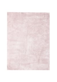 Kayoom - Wohnzimmer Teppich – Hochflorteppich Bali 110 - puderrosa