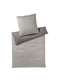 JOOP! - Bettwäsche 2 teilig - Cornflower Double, Comfort-Satin, Baumwolle, Jacquard - Schwarz