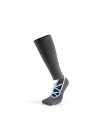 MUNADUNA - Elegante Ballett-/Yoga-Kniestrümpfe – Anti-Rutsch Yoga-Socken,Anti-Rutsch,PVC-Noppen - Grau (Typ R)