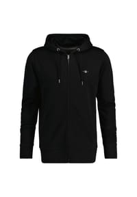 GANT - Herren Sweatjacke - REGULAR SHIELD FULL ZIP HOODIE, Kapuze, Baumwoll-Mix - Beige (Dry Sand)