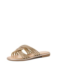 MARCO TOZZI® - Riemchensandalen, Strass, für Damen - PLATINUM