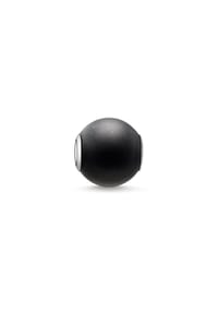 Thomas Sabo Glam & Soul - Bead Obsidian mattiert - silber, schwarz