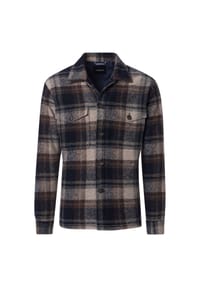 VENTI - Herren Hemdjacke uni - Blau
