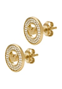 ARMANI - Damen Ohrstecker, 925er Sterling Silber - GOLD