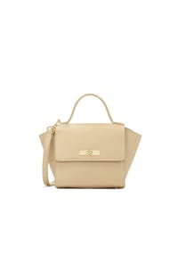 kazar - Beigefarbene Handtasche mit verlängerten Seiten - Beige
