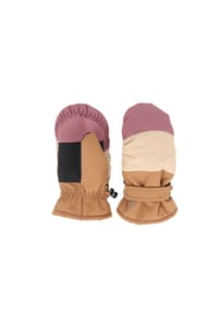 maximo® - MINI-Thermofausthandschuhe Daumen, Plüschfutter, Klettverschluß - foxglove/multicolor