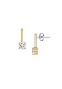 FOSSIL ELLIS - Fossil Damen-Hängeohrringe Ellis Shaky Glitz Edelstahl goldfarben, JF04897710 - Gold