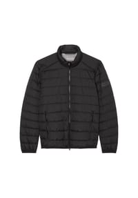 Marc O'Polo - Herren Steppjacke - Woven Outdoor Jackets, Stehkragen, Zipper, uni - Schwarz