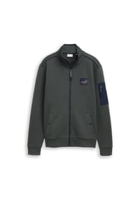 TOM TAILOR - Sweatjacke, Stehkragen, für Herren - 14406 DARKEST OLIV