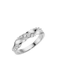GIORGIO MARTELLO MILANO - Ring mit weißen Zirkonia, Silber 925 - silber