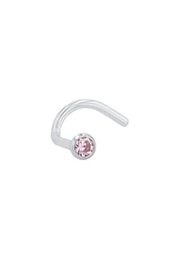 amor - Nasenpiercing - Rosa