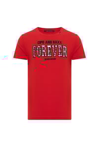 CIPO & BAXX® - T-Shirt mit coolem Statement-Print - RED