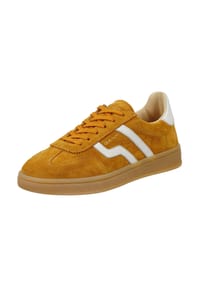 GANT - Lederimitat/Textil Sneaker - Gelb/Weiß
