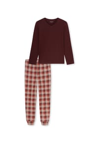 SCHIESSER - Schlafanzug Casual Essentials - praline