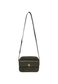 LAUREN RALPH LAUREN LRG LRL MONOGRAM - Umhängetasche, Leder, Reißverschluss, für Damen - DARK OLIVE/DARK OL