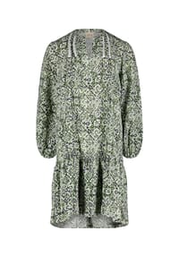 CARTOON - Volantkleid, Langarm, für Damen - 1851 CREAM/GREEN