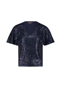 Vera Mont - Blusenshirt kurzarm - Cream/Gold