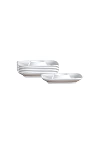 Ritzenhoff & Breker Eierteller Arena ø 13 cm 6er Set weiß - ARENA - weiß
