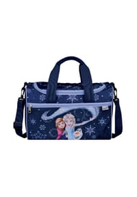 Disney - Frozen Sporttasche 35 × 16 × 23 cm Reisetasche mit Schultergurt - Blau 35 x 23 x 16 cm