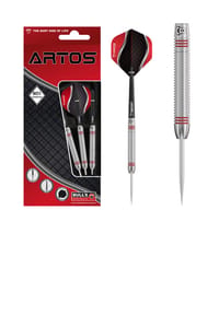 BULL'S® - Steeldarts Artos AR3 Dartpfeile 80% Tungsten Darts-Set Anfänger - artos red