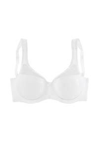 LASCANA - Nuance Minimizer-BH, Formbügel, Spitzen-Details, für Damen - 943 WHITE