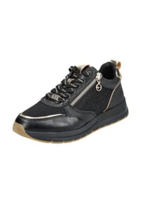 Tamaris - Sneaker, Zuglasche, Emblem, für Damen - 098 BLACK COMB 2