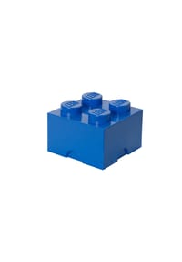 LEGO® - LEGO Aufbewahrungsbox Storage Brick 4 - Blue, Kunststoff, 25 x 25 cm - 