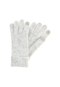 camel active - Strickhandschuhe aus weichem Materialmix - Grau