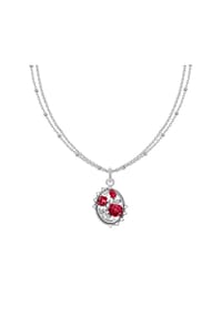 Thomas Sabo - Kette mit Anhänger Roses Romance - Silber, rot
