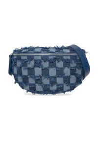 Seasons of April - Gürteltasche DENISE CROSSBODY DENIM SIZE L Jeans Umhängetasche mit Ledergurt - Denim 1