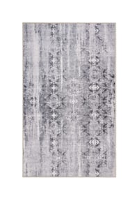 WECONhome - Badteppich Sydney - Vintage‑Orient‑Muster, rutschfest & schnell trocknend Wecon Home - silber