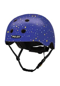 melon® - Kinderfahrradhelm Urban Active, starry night - blau