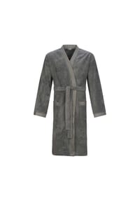 ESPRIT - ESPRIT Herren Bademantel "Simple" - anthracite