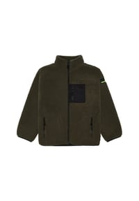 MANGUUN - Fleecejacke, wärmend, für Kinder - 2 GREEN