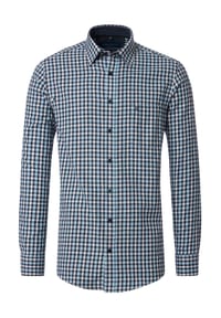 CASAMODA - Freizeithemd, Comfort Fit, Langarm, Button-Down-Kragen, für Herren - 100 100 BLAU