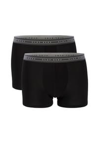 olaf benz® - Retro Short / Pant 2er Pack RED1010 Boxerpants - Schwarz