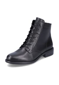 remonte® - Glattleder Stiefelette - Schwarz