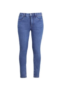 STOOKER® - RIO FEXXI MOVE DENIM Damen 5-Pocket-Jeans lang - authentic indigo wash
